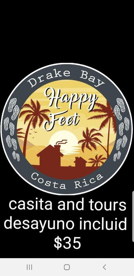 Hotel Casita Happy Feet And Tours Corcovado Drakes Bay Exterior foto